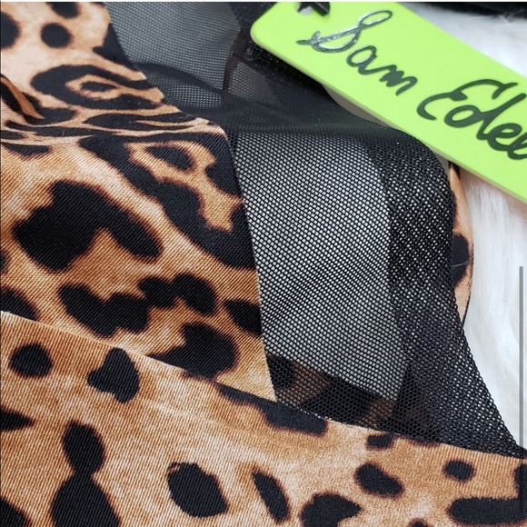 LAST ONE! Sam Edelman Leopard Bra Pantie Set - Picture 4 of 6